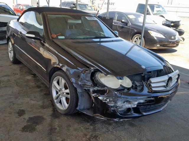 WDBTK56G36T057663 - 2006 MERCEDES-BENZ CLK 350 BLACK photo 1