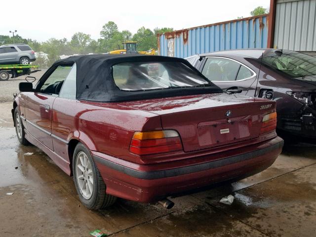 WBABH8328TEY10817 - 1996 BMW 318 IC AUT RED photo 3