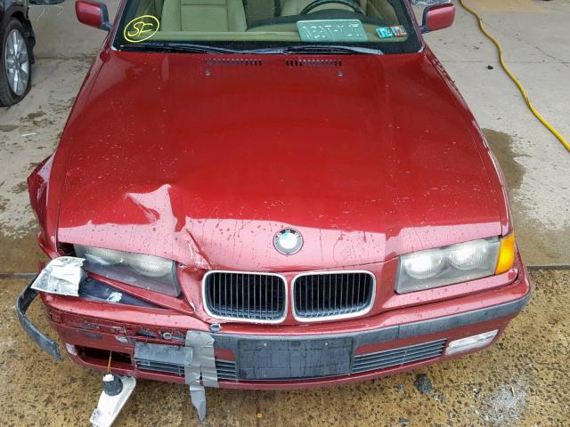 WBABH8328TEY10817 - 1996 BMW 318 IC AUT RED photo 7