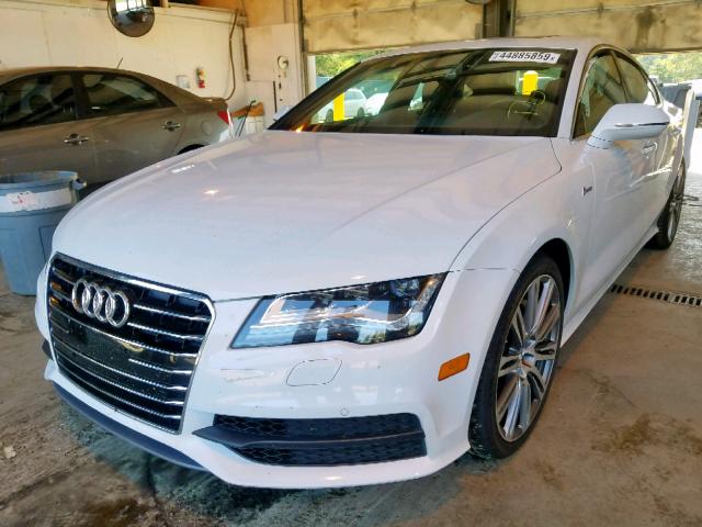 WAU2GAFC9EN100939 - 2014 AUDI A7 PRESTIG WHITE photo 2