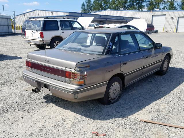 JF2BC65CXLH606824 - 1990 SUBARU LEGACY LS GOLD photo 4