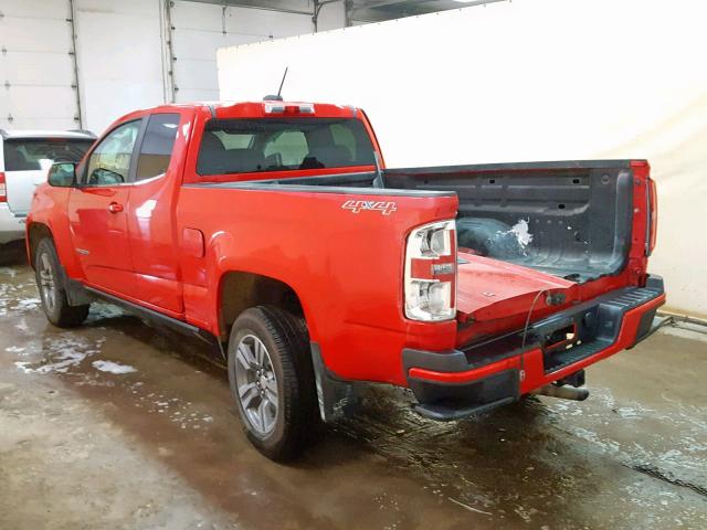 1GCHTBEA5F1157422 - 2015 CHEVROLET COLORADO L RED photo 3