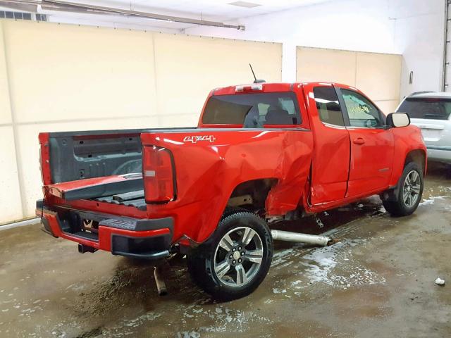 1GCHTBEA5F1157422 - 2015 CHEVROLET COLORADO L RED photo 4