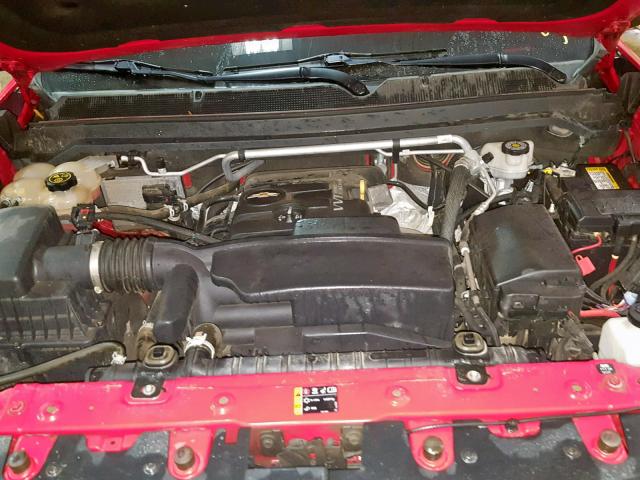 1GCHTBEA5F1157422 - 2015 CHEVROLET COLORADO L RED photo 7