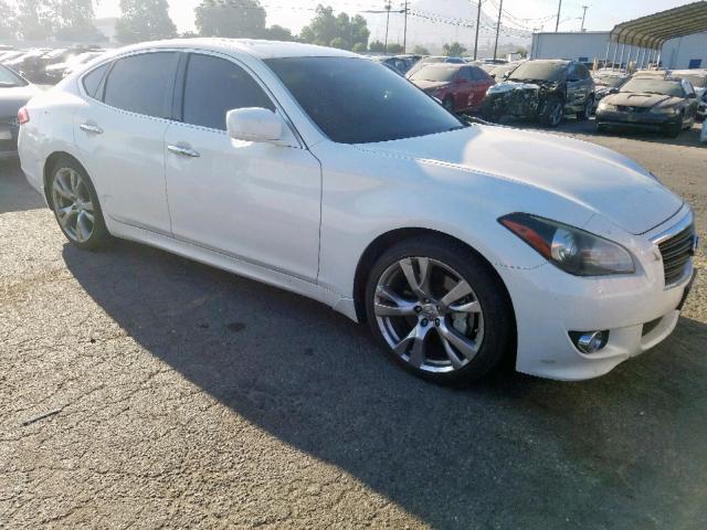 JN1BY1APXDM510876 - 2013 INFINITI M37 WHITE photo 1