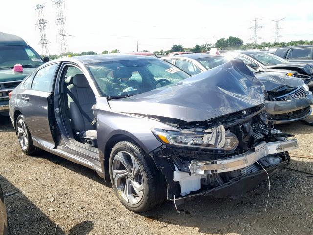 1HGCV1F69JA126371 - 2018 HONDA ACCORD EXL GRAY photo 1