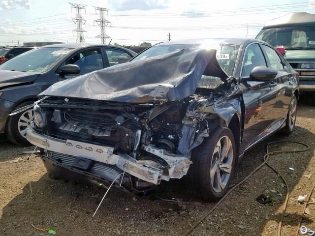 1HGCV1F69JA126371 - 2018 HONDA ACCORD EXL GRAY photo 2