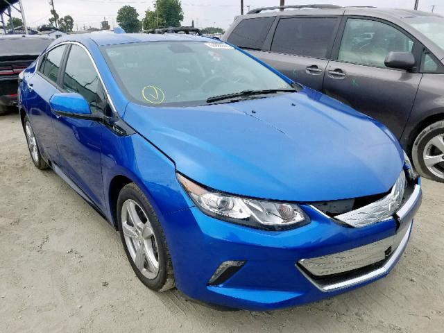 1G1RC6S51JU152978 - 2018 CHEVROLET VOLT LT BLUE photo 1