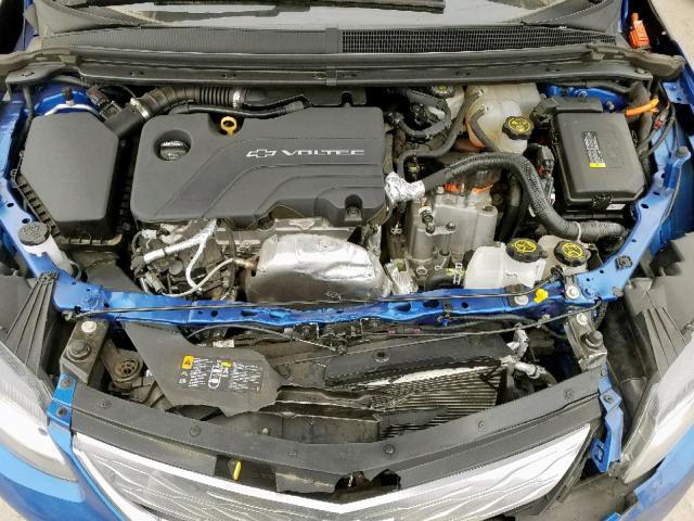 1G1RC6S51JU152978 - 2018 CHEVROLET VOLT LT BLUE photo 7