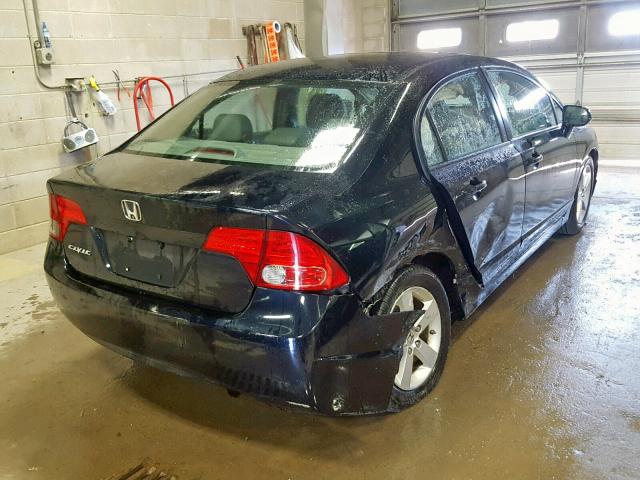 2HGFA169X8H328991 - 2008 HONDA CIVIC EXL 黑色 照片 4