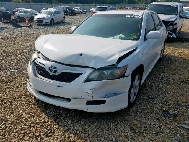 4T1BE46K39U881367 - 2009 TOYOTA CAMRY BASE WHITE photo 2