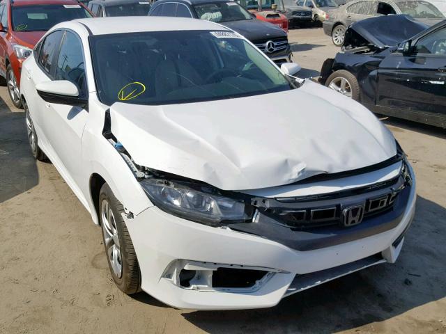 2HGFC2F51JH543131 - 2018 HONDA CIVIC LX WHITE photo 1