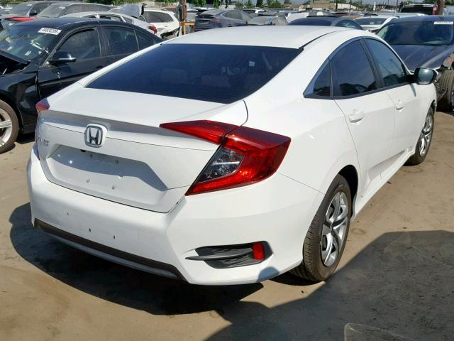 2HGFC2F51JH543131 - 2018 HONDA CIVIC LX WHITE photo 4