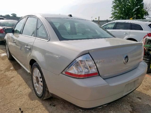 1MEHM40W98G605655 - 2008 MERCURY SABLE LUXU TAN photo 3