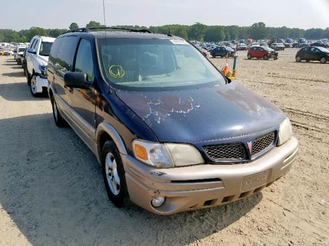 1GMDX03E71D335816 - 2001 PONTIAC MONTANA BLUE photo 1