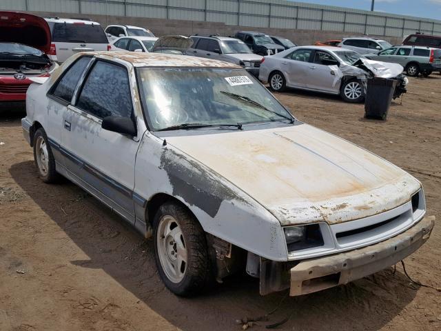 1B3BS44EXJN213317 - 1988 DODGE SHADOW WHITE photo 1