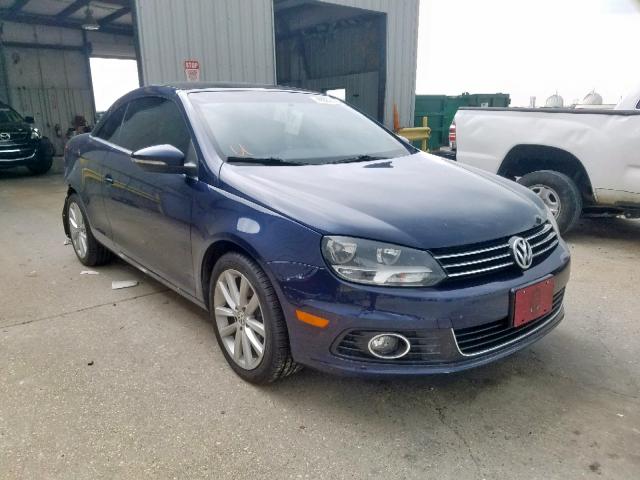 WVWBW7AH1CV006045 - 2012 VOLKSWAGEN EOS KOMFOR BLUE photo 1