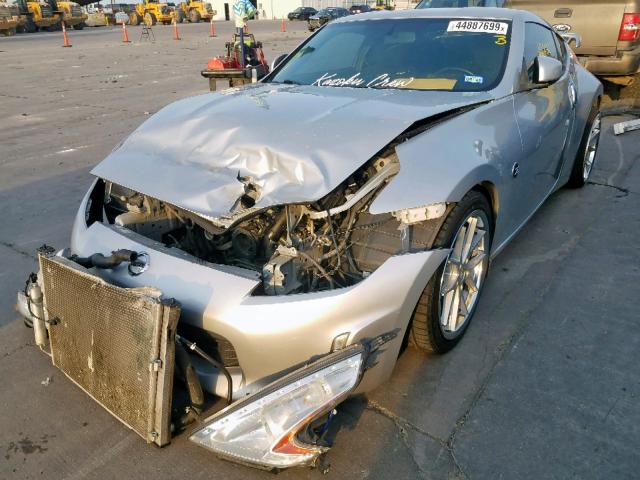 JN1AZ4EH4DM881304 - 2013 NISSAN 370Z BASE SILVER photo 2