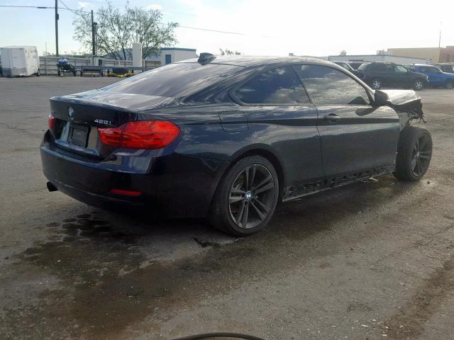 WBA3N5C54EF716579 - 2014 BMW 428 XI BLACK photo 4