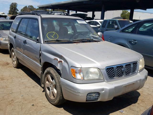 JF1SF65641G751821 - 2001 SUBARU FORESTER S Gümüş foto 1