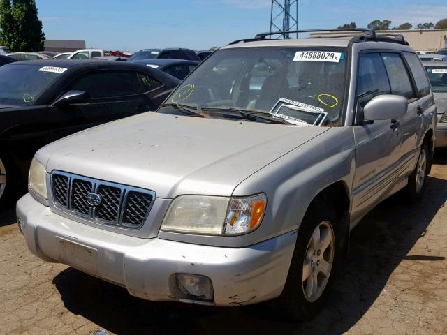 JF1SF65641G751821 - 2001 SUBARU FORESTER S Gümüş foto 2