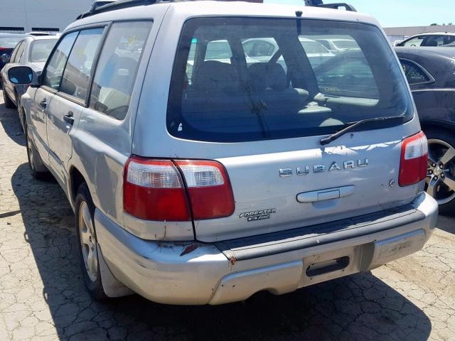 JF1SF65641G751821 - 2001 SUBARU FORESTER S Gümüş foto 3