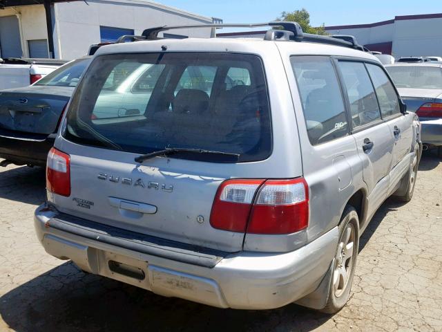 JF1SF65641G751821 - 2001 SUBARU FORESTER S Gümüş foto 4