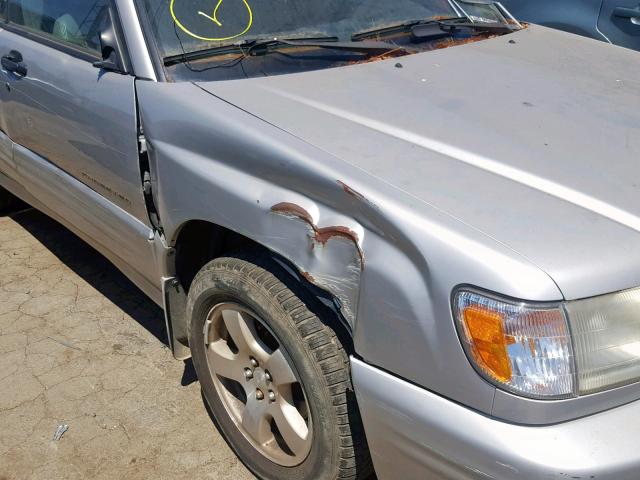 JF1SF65641G751821 - 2001 SUBARU FORESTER S Gümüş foto 9