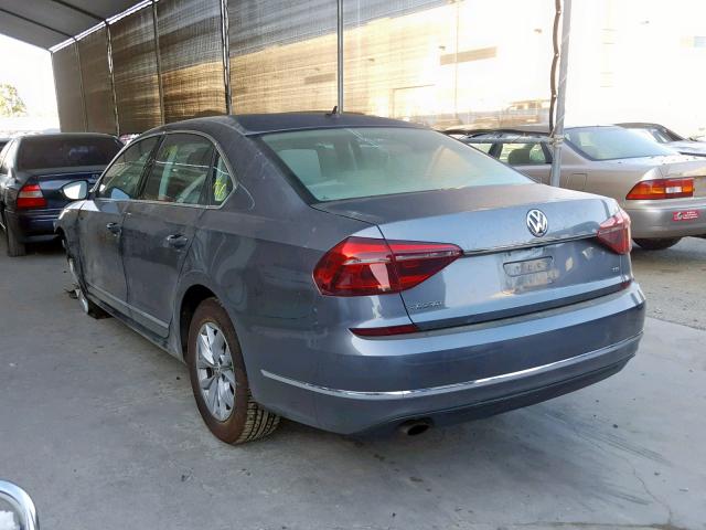 1VWAT7A30HC074748 - 2017 VOLKSWAGEN PASSAT S GRAY photo 3