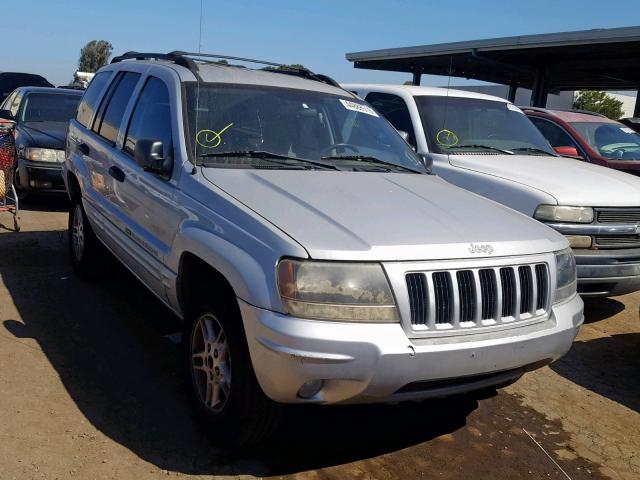 1J4GX48SX4C212605 - 2004 JEEP GRAND CHER SILVER photo 1