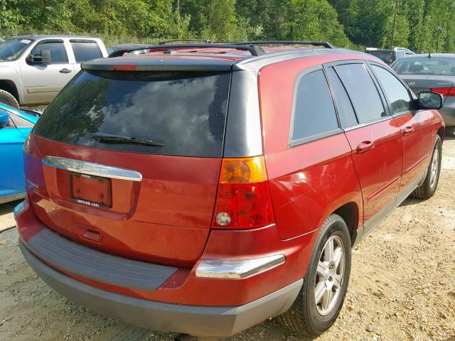 2A8GM68486R841049 - 2006 CHRYSLER PACIFICA T RED photo 4