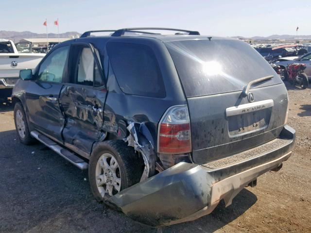 2HNYD18666H521308 - 2006 ACURA MDX TOURIN GRAY photo 3