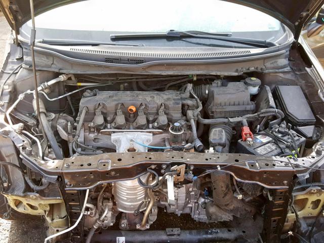 2HGFB2F93EH522065 - 2014 HONDA CIVIC EXL 棕色 照片 7