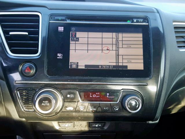 2HGFB2F93EH522065 - 2014 HONDA CIVIC EXL 棕色 照片 9