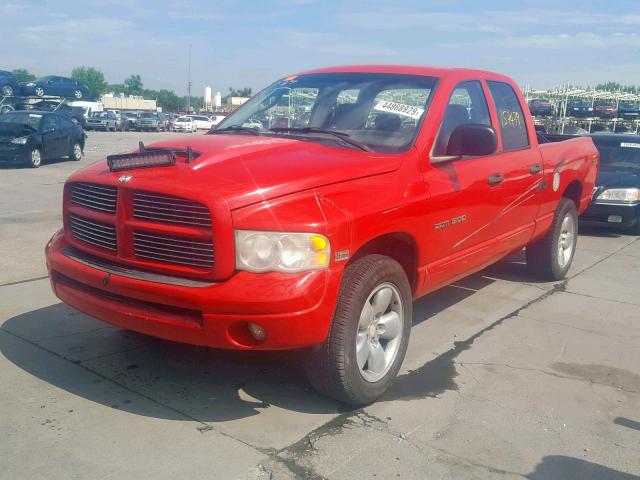 1D7HU18D34J270320 - 2004 DODGE RAM 1500 S RED photo 2