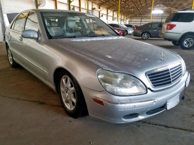 WDBNG75J21A142677 - 2001 MERCEDES-BENZ S 500 SILVER photo 1