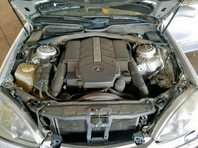 WDBNG75J21A142677 - 2001 MERCEDES-BENZ S 500 SILVER photo 7