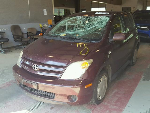 JTKKT624350120281 - 2005 TOYOTA SCION XA PURPLE photo 2