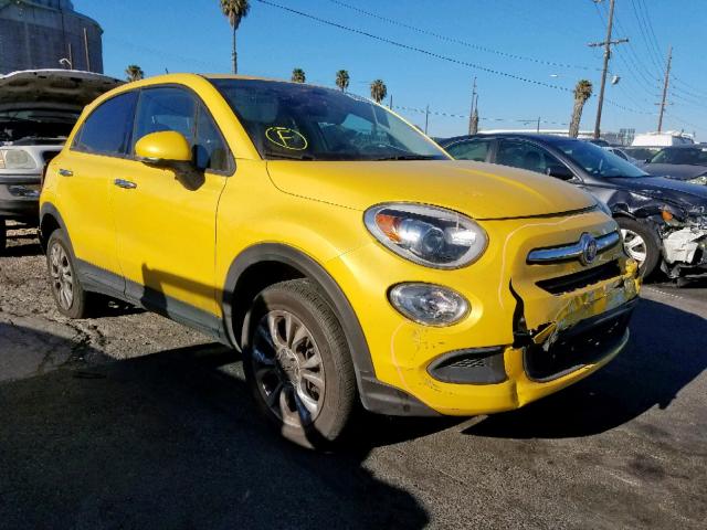 ZFBCFYBT3GP378240 - 2016 FIAT 500X EASY YELLOW photo 1