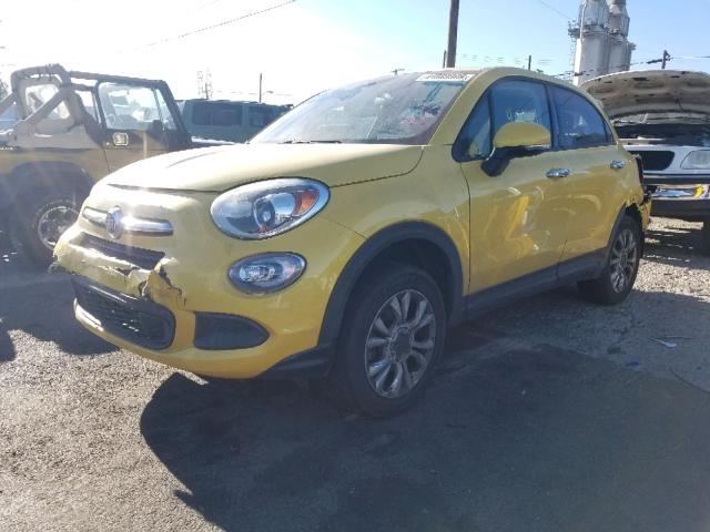 ZFBCFYBT3GP378240 - 2016 FIAT 500X EASY YELLOW photo 2