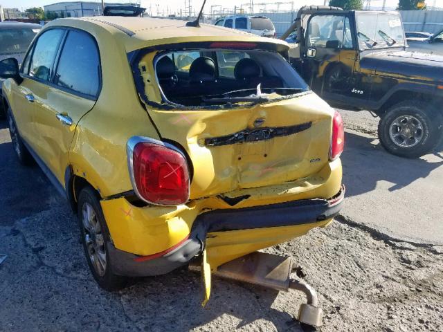 ZFBCFYBT3GP378240 - 2016 FIAT 500X EASY YELLOW photo 9