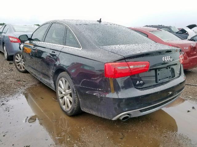 WAUHGAFC0DN004058 - 2013 AUDI A6 PRESTIG BLACK photo 3