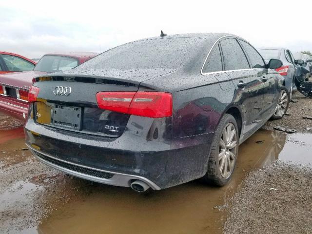 WAUHGAFC0DN004058 - 2013 AUDI A6 PRESTIG BLACK photo 4