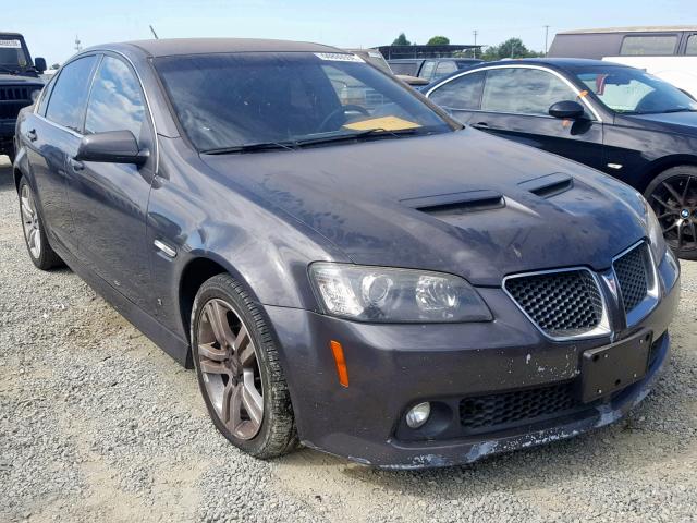 6G2ER57738L988341 - 2008 PONTIAC G8 BLACK photo 1