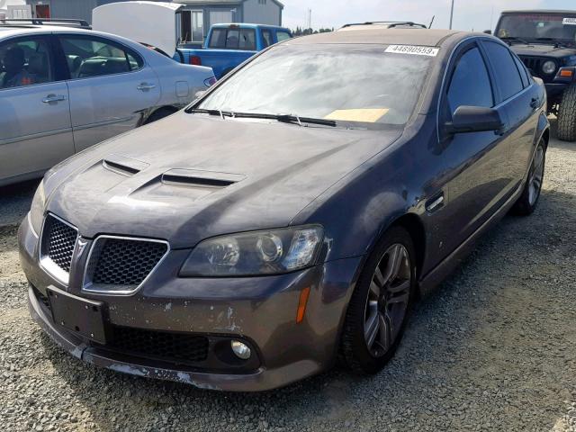 6G2ER57738L988341 - 2008 PONTIAC G8 BLACK photo 2