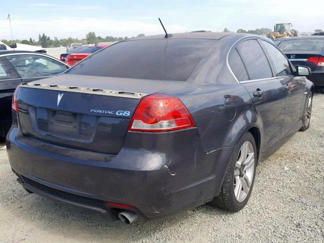 6G2ER57738L988341 - 2008 PONTIAC G8 BLACK photo 4