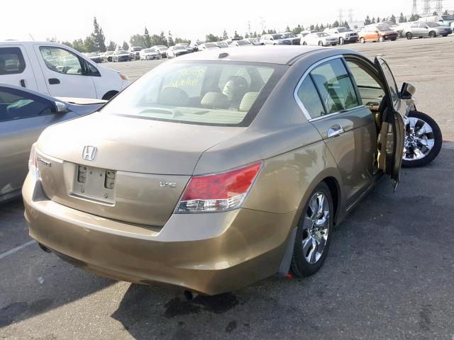 1HGCP36898A062995 - 2008 HONDA ACCORD EXL GOLD photo 4