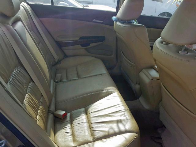 1HGCP36898A062995 - 2008 HONDA ACCORD EXL GOLD photo 6