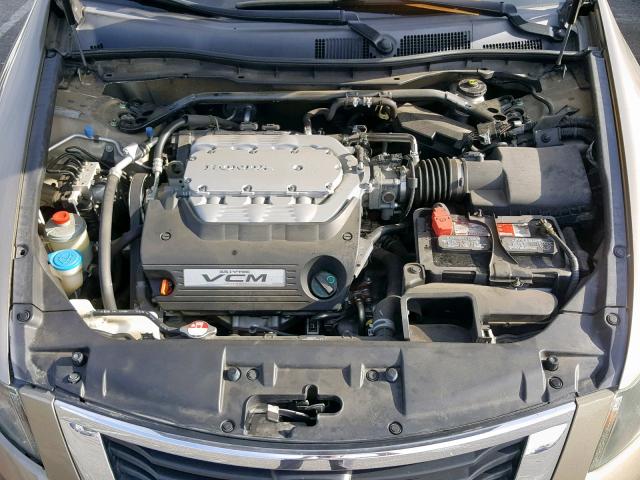 1HGCP36898A062995 - 2008 HONDA ACCORD EXL GOLD photo 7