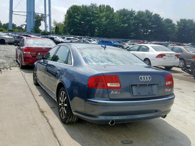 WAUML44EX5N009995 - 2005 AUDI A8 L QUATT BLUE photo 3